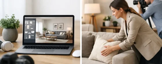 Virtual Staging vs Traditional Staging