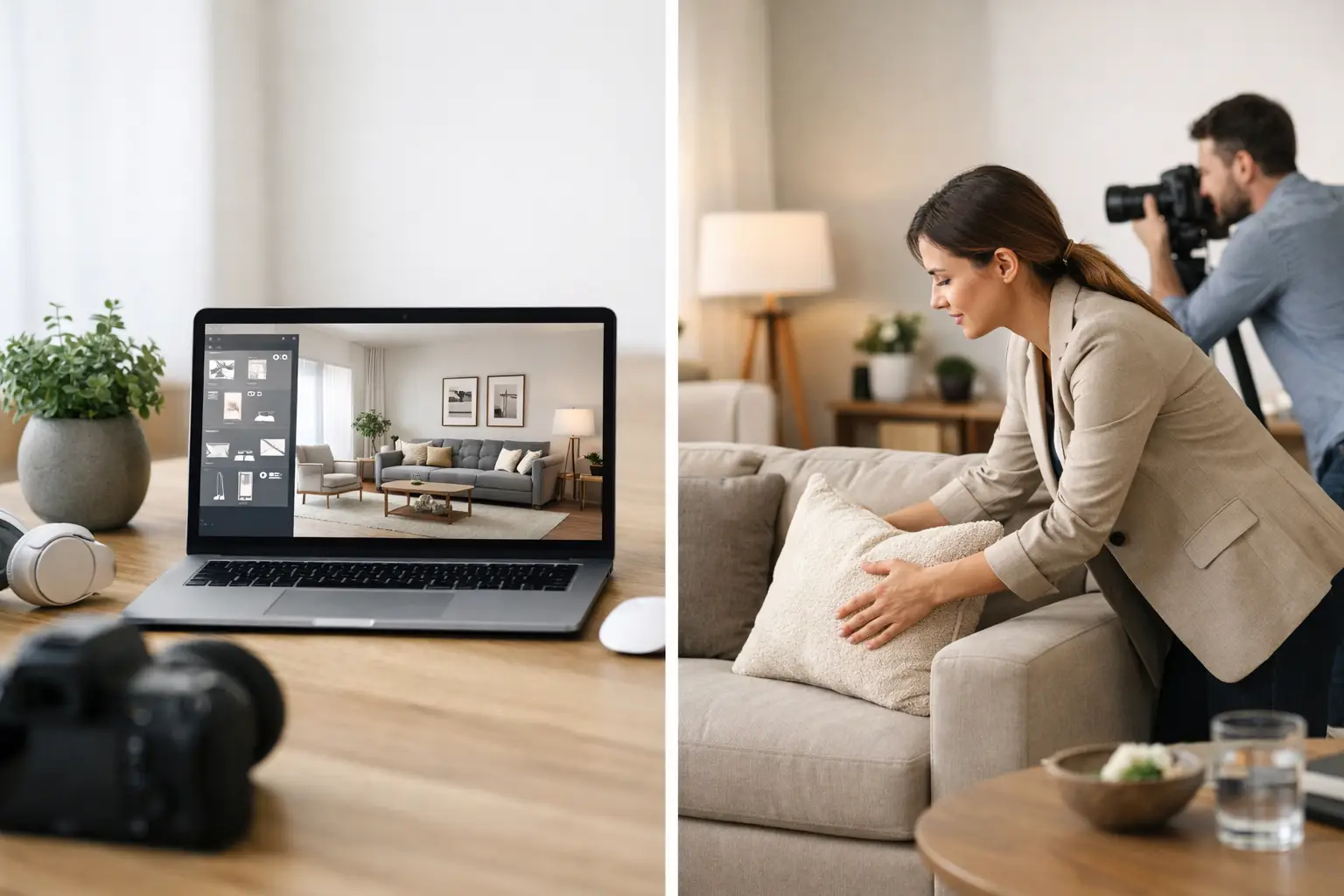 Virtual Staging vs Traditional Staging