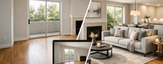 9 Before and After Virtual Staging Examples